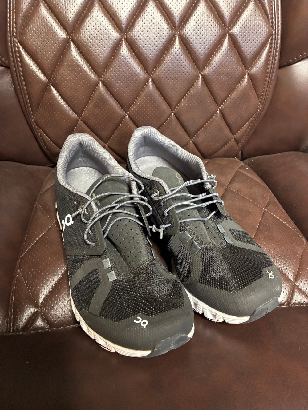 On Running Black Men's Athletic Running Shoes